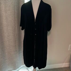 Chicos Long button down Cardigan